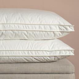 Rackhams Hungarian Goose Down Pillows - Medium/Firm - Super King Chamber - Pair - thumbnail 1
