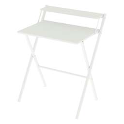 Rackhams Computer PC Desk Folding Office Laptop Table Study Workstation Portable - White - thumbnail 1