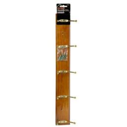 Rackhams Antique Look Pine Coat Rack - Brown/Gold