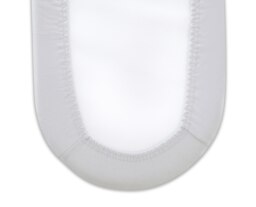 Rackhams Fitted Sheet - Crib - Grey - thumbnail 3