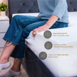 Rackhams Puredream Memory Foam Mattress - 10 inch (25cm) Thick - Small Single - 2ft6 - Small Single - thumbnail 3