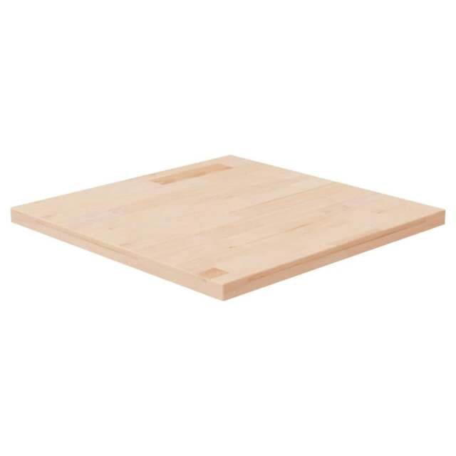 Rackhams Square Table Top 50x50x2.5 cm Untreated Solid Wood Oak