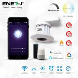 Rackhams 8W WiFi LED Recessed Spot Downlight, Fire Rated, Smart Ceiling Light, Works with Alexa & Google Assistant - thumbnail 2