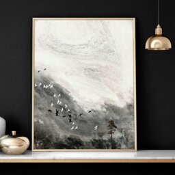 Rackhams Framed landscape print for home office decor - set of 3 wall art -  - A4 8.27 x 11.69 in / 21 x 29.7 cm - Unframed - thumbnail 6
