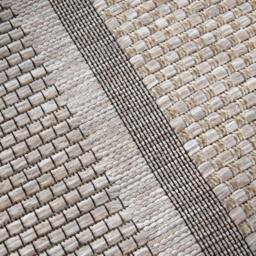 Rackhams Natural Brown Bordered Rug - Indoor & Outdoor - 190X290 cm - thumbnail 2