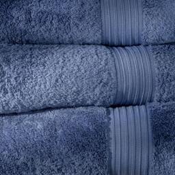 Rackhams Dusky Blue Egyptian Cotton Bath Towel - Single - thumbnail 3