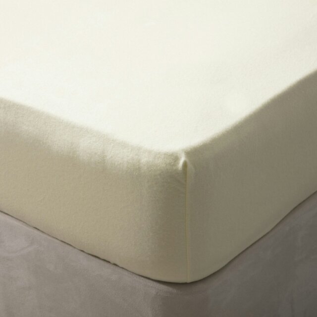 Rackhams Brushed Cotton Extra Deep Fitted Sheet - Lemon - Lemon - Kingsize