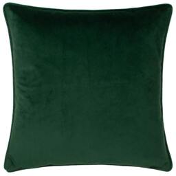 Rackhams Wild Garden Piped Velvet Mushroom Cushion Cover - Multicoloured - 43cm x 43cm - Multicoloured - 100% Polyester - thumbnail 2