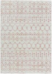 Rackhams Aliyah Shag-Global Pink Ivory Plush Soft Pile Rug - 80 x 220 cm - thumbnail 3