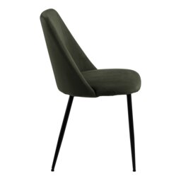 Rackhams Ines Dining Chair in Olive Green Set of 4 - 1 - thumbnail 3