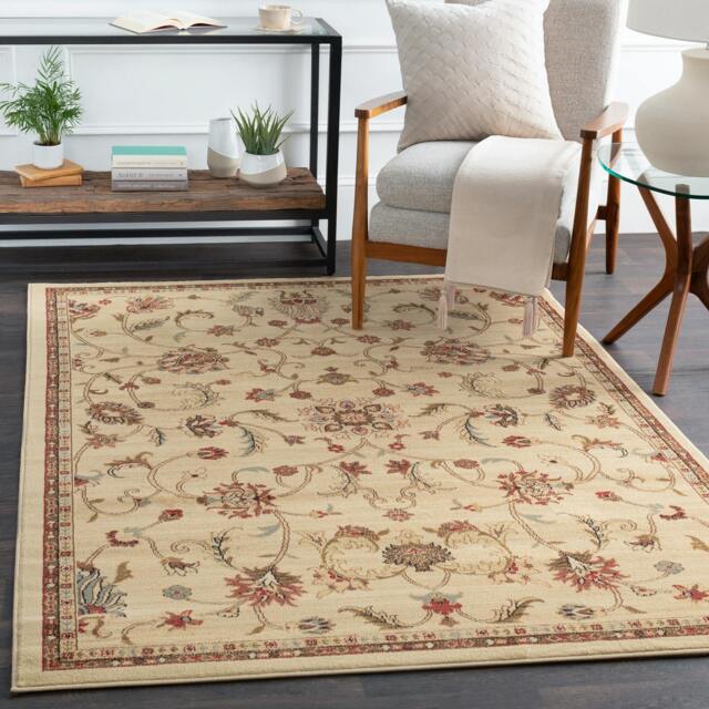 Rackhams Riley-Vintage Beige Brown Green Traditional Boho Rug - 200 x 290 cm - image 1