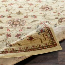 Rackhams Riley-Vintage Beige Brown Green Traditional Boho Rug - 200 x 290 cm - thumbnail 4