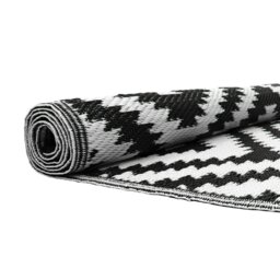 Rackhams Lightweight Reversible Plastic Woven Outdoor Rug, 133x190cm, Aztec - thumbnail 6