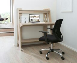 Rackhams Arizona Desk with 2 Shelves Light Oak - thumbnail 2
