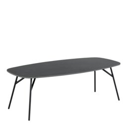 Rackhams Caracas Coffee Table in Black - 1 - Ceramic Black - Black