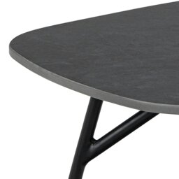 Rackhams Caracas Coffee Table in Black - 1 - Ceramic Black - Black - thumbnail 5