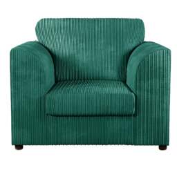 Rackhams Luxor / Ferguson Cord Armchair - Teal - thumbnail 1
