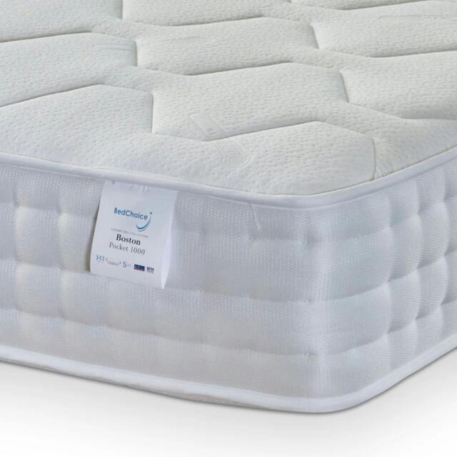 Rackhams Luxury, Micro-Quilted Boston 1000 Mattress - King - 1