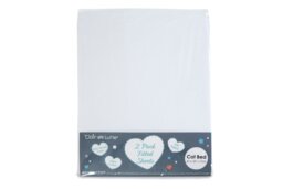 Rackhams Fitted Sheet Cot Bed - White - thumbnail 3