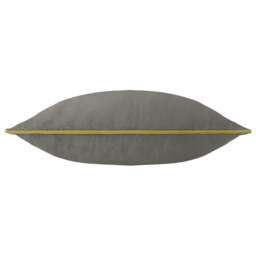 Rackhams Meridian Velvet Cushion Cover - Charcoal/Moss - 45cm x 45cm - Charcoal/Moss - 100% Polyester - thumbnail 3
