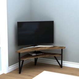 Rackhams Corner TV Stand Entertainment Center Lotte - White - thumbnail 4