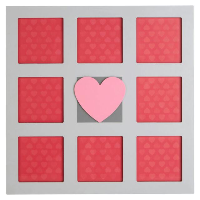 Rackhams Kids Heart Design Multi Photo Wall Frame - image 1