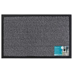 Rackhams Heavy Duty Commodore Backed Barrier Door Floor Mat, Grey, 40x60cm