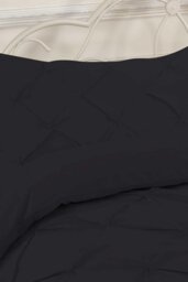 Rackhams Pintuck Pleated Duvet Cover Set Bedding - White - Super King - thumbnail 3