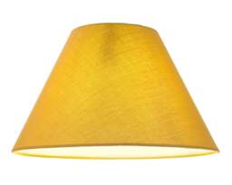 "Rackhams Traditional 12"" Ochre Cotton Coolie Lampshade Suitable for Table Lamp or Pendant" - thumbnail 2