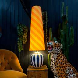 Rackhams Marmalade Helter Skelter Oversized Cone Lampshades - King - thumbnail 1