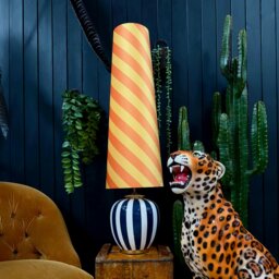 Rackhams Marmalade Helter Skelter Oversized Cone Lampshades - King - thumbnail 2
