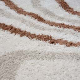 Rackhams Moodi Shaggy Cream/Terra Sunhaze Rug - 160X230 cm - thumbnail 3