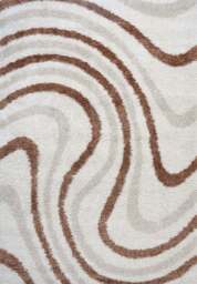 Rackhams Moodi Shaggy Cream/Terra Sunhaze Rug - 160X230 cm - thumbnail 1