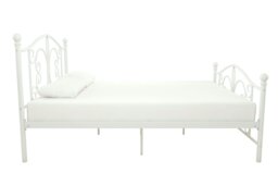 Rackhams Bombay Metal Bed White - King Size - thumbnail 4