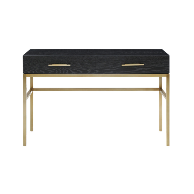 Rackhams Tulip Dressing Table / Desk - Wenge (Black Stained Oak) - Wenge (Black Stained Oak) - image 1