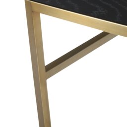 Rackhams Tulip Dressing Table / Desk - Wenge (Black Stained Oak) - Wenge (Black Stained Oak) - thumbnail 4