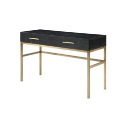 Rackhams Tulip Dressing Table / Desk - Wenge (Black Stained Oak) - Wenge (Black Stained Oak) - thumbnail 2