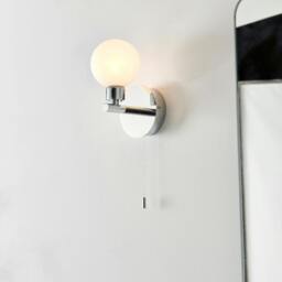 Rackhams Tago Polished Chrome Wall Light - thumbnail 3