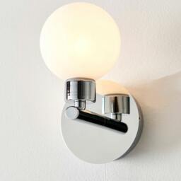 Rackhams Tago Polished Chrome Wall Light - thumbnail 1