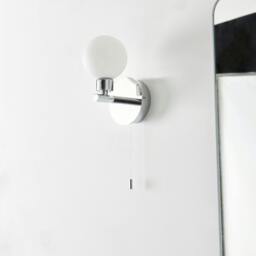 Rackhams Tago Polished Chrome Wall Light - thumbnail 4