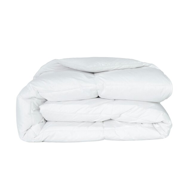 Rackhams Naturals Duck Feather & Down All Year Round Duvet - 10.5 Tog - White - King - White - image 1