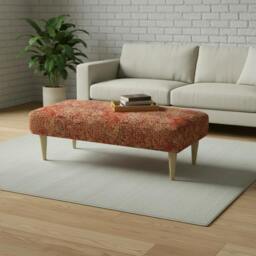 Rackhams Designer Hallway Seating Bench – Contemporary Upholstered Footrest - Handcrafted UK Bench by istools - 24 x 24 Inches (61 x 61cm) - thumbnail 5
