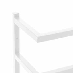 Rackhams Towel Rack White 24x12x48 cm Steel - thumbnail 6