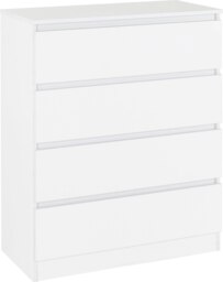 Rackhams Malvern 4 Piece Bedroom Set with 3 Door Triple Wardrobe - White - thumbnail 6