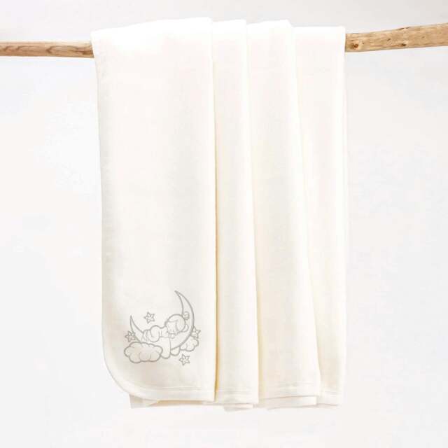 Rackhams Sleeping Baby- Blanket - Silver - image 1