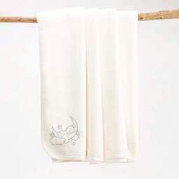Rackhams Sleeping Baby- Blanket - Silver