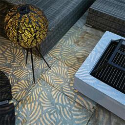 Rackhams Solar Samba Tripod Led Light Black/Copper - thumbnail 5