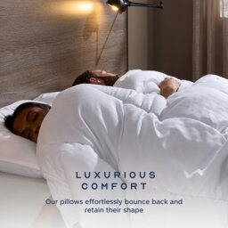 Rackhams Luxurious Hotel Duvet, 2 Medium Pillows - King - 4.5 - thumbnail 5