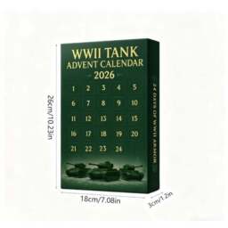 Rackhams WWII Tank Acrylic Pendant Advent Calendar - thumbnail 5