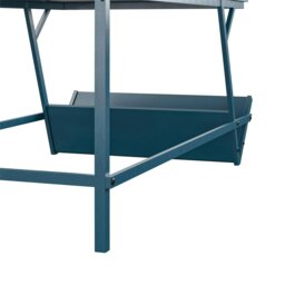 Rackhams Regal Coffee Table in Metal Blue - Blue - thumbnail 4
